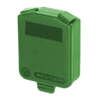 Neutrik SCDX-5 afdekkapje (groen)