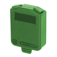 Neutrik SCDX-5 afdekkapje (groen)